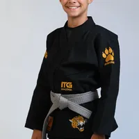 Kimono Infantil ITG Amazônia Jaguar Preto - imagem 10
