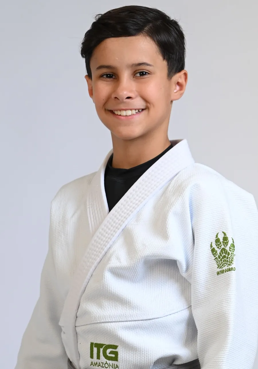Kimono Infantil ITG Amazônia Jacaré Branco