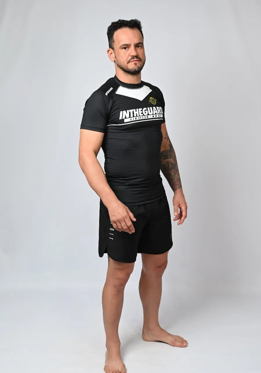 Rash Guard Masculina Team ITG PRETO