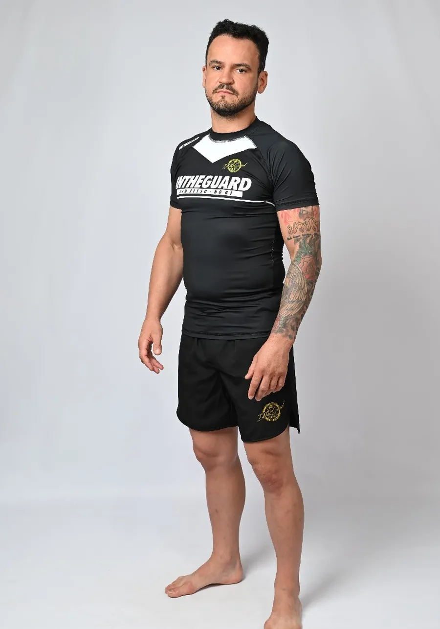Rash Guard Masculina Team ITG PRETO