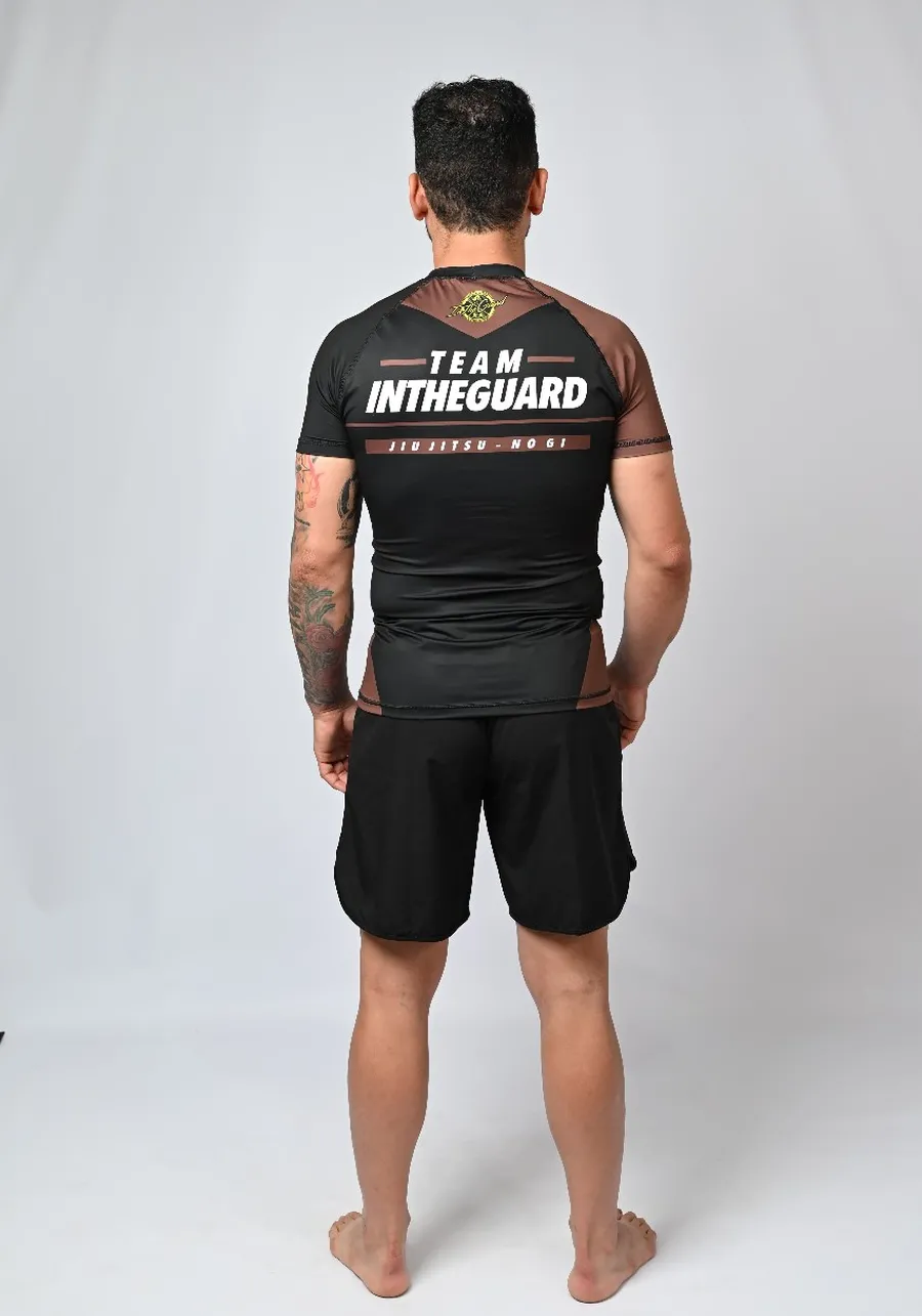 Rash Guard Masculina Team ITG MARROM