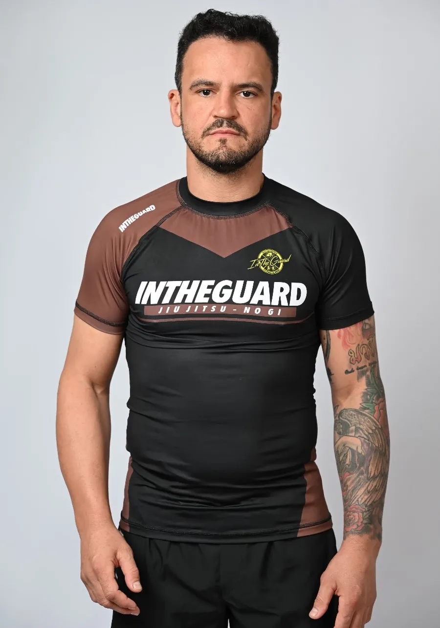 Rash Guard Masculina Team ITG MARROM