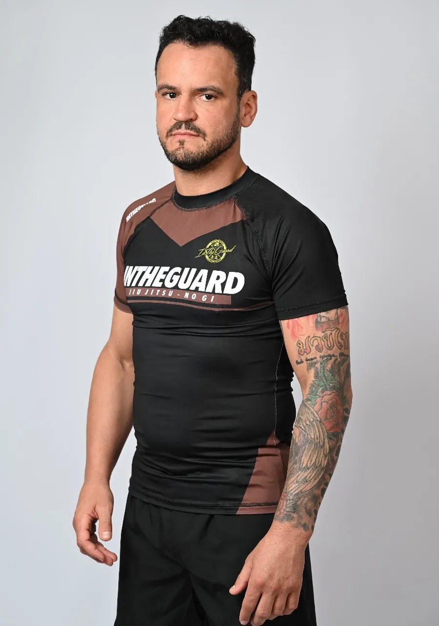 Rash Guard Masculina Team ITG MARROM