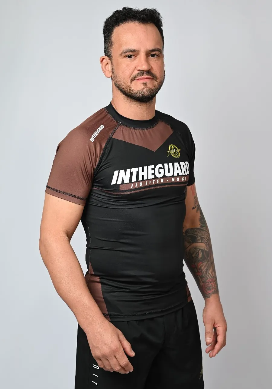Rash Guard Masculina Team ITG MARROM