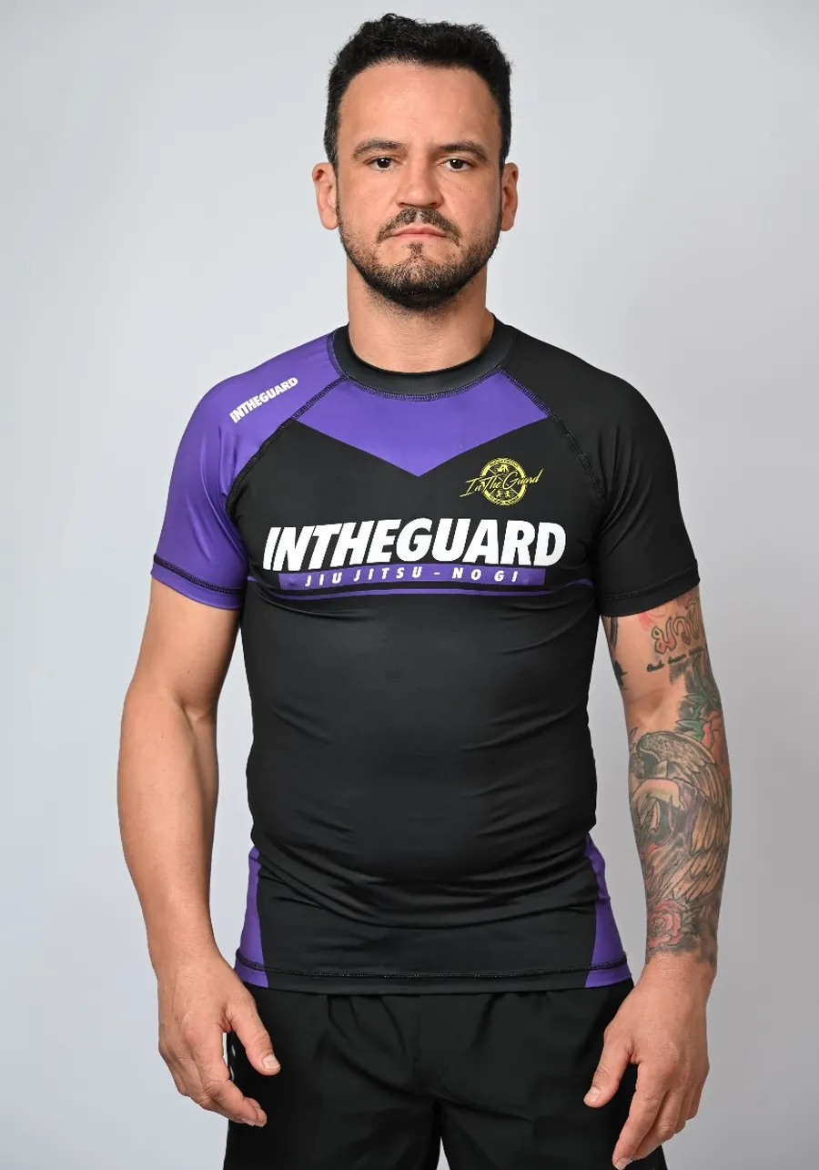 Rash Guard Masculina Team ITG ROXO