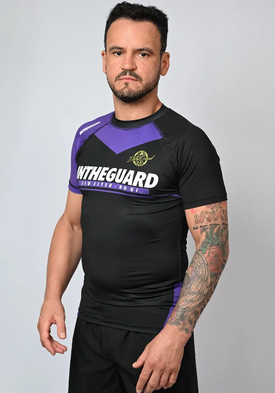 Rash Guard Masculina Team ITG ROXO