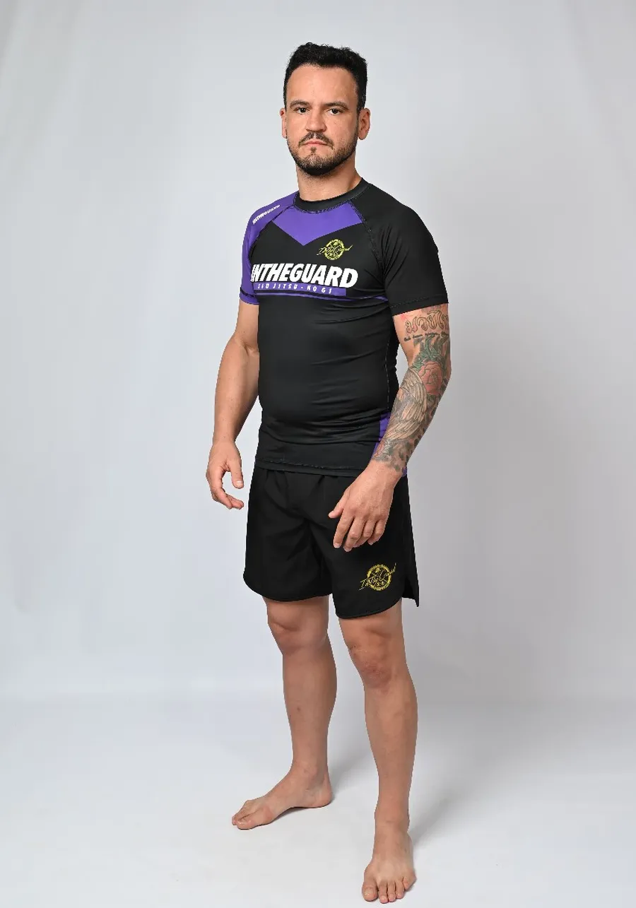 Rash Guard Masculina Team ITG ROXO