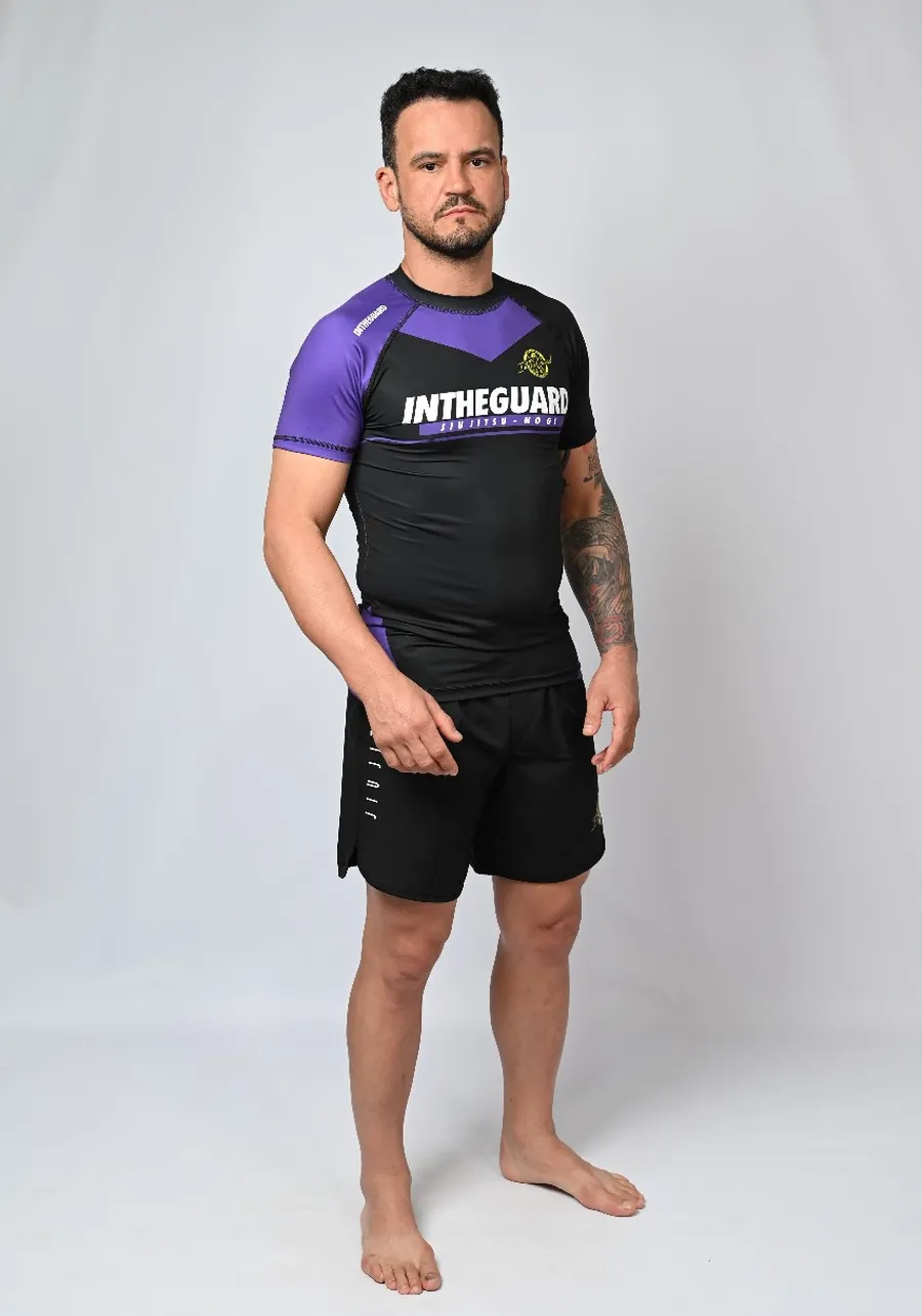 Rash Guard Masculina Team ITG ROXO