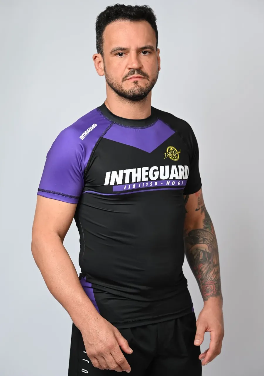 Rash Guard Masculina Team ITG ROXO