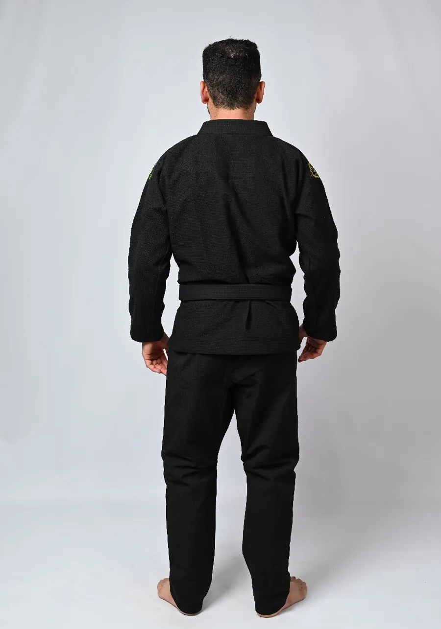 Kimono Jiu Jitsu Green  Preto