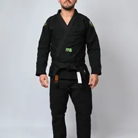 Kimono Jiu Jitsu Green  Preto - imagem 1