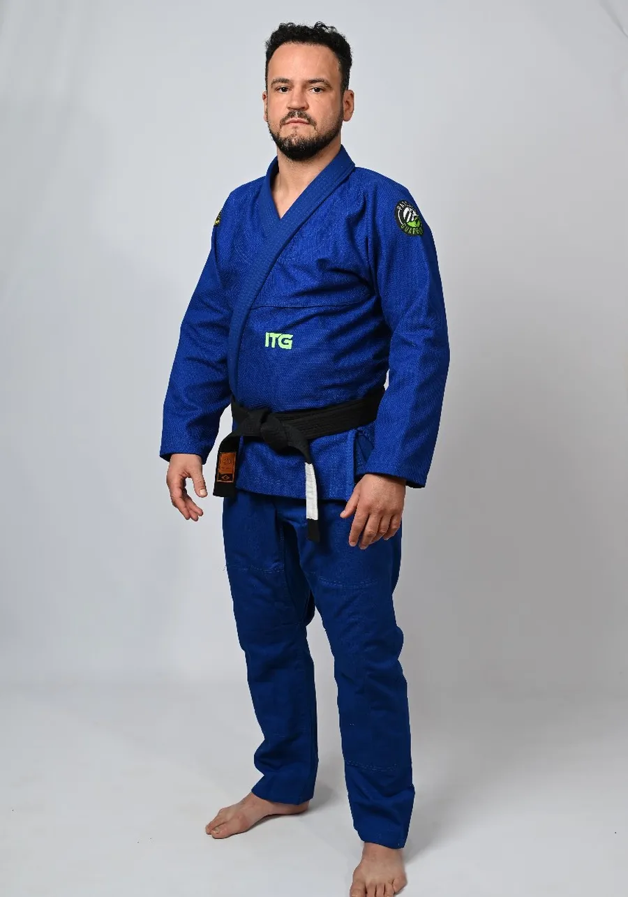 Kimono In The Guard Green Azul