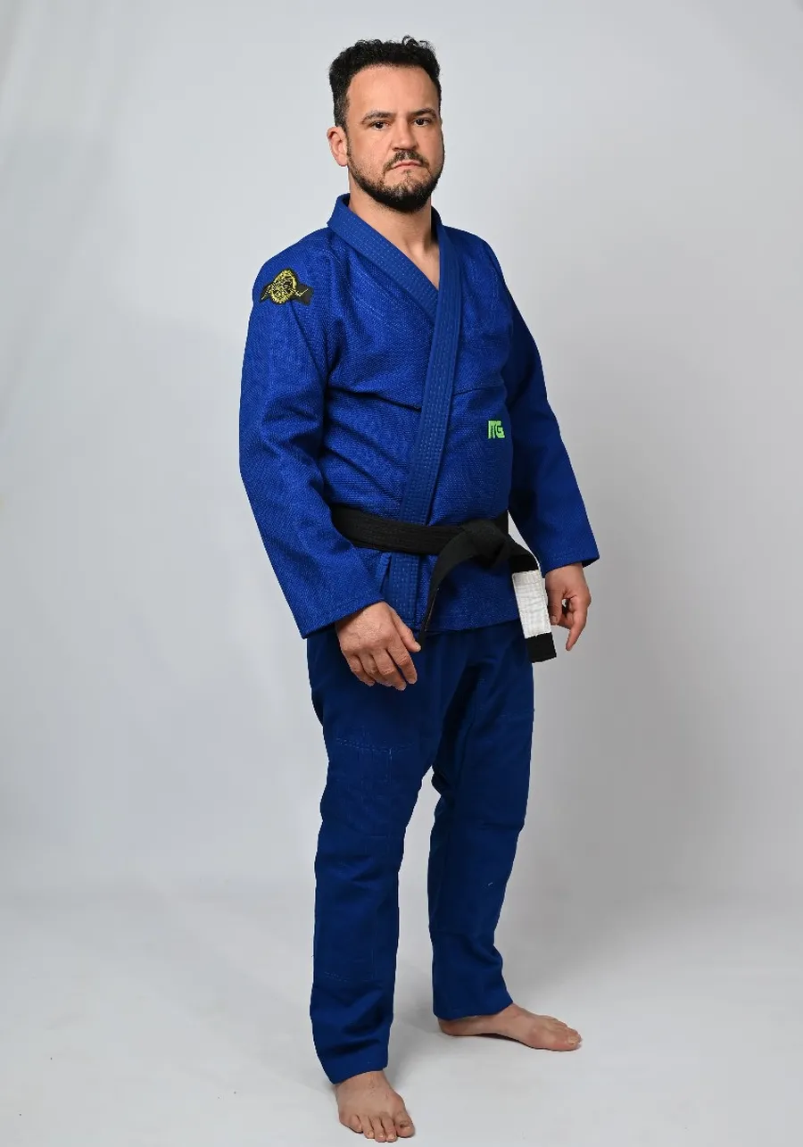 Kimono In The Guard Green Azul