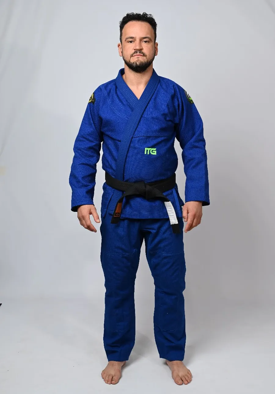 Kimono In The Guard Green Azul