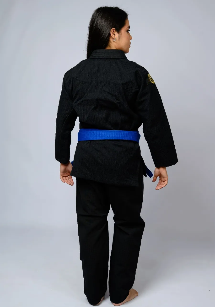 Kimono feminino In The Guard Green - Preto