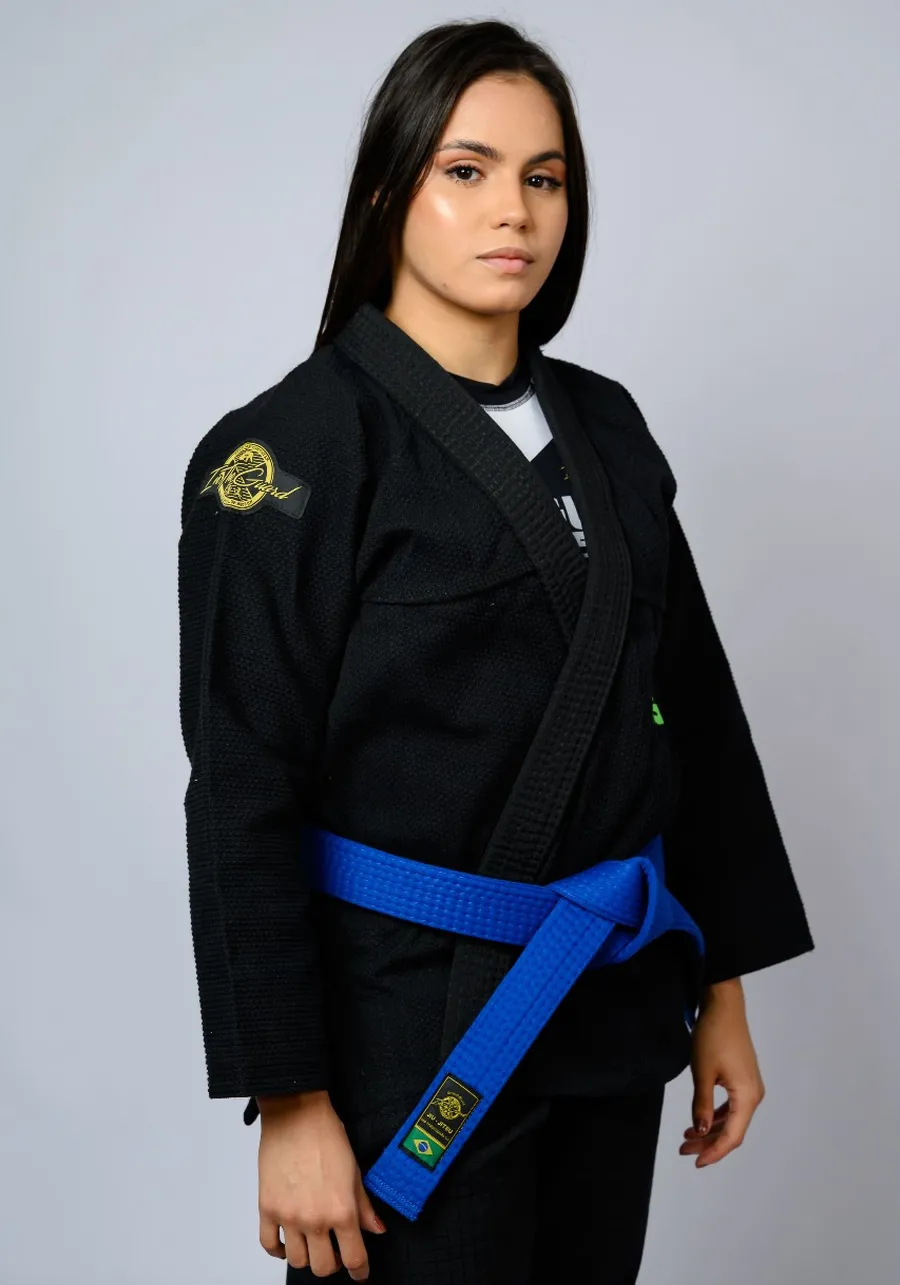 Kimono feminino In The Guard Green - Preto