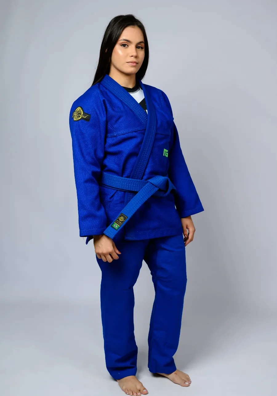 Kimono Feminino In The Guard Green - Azul