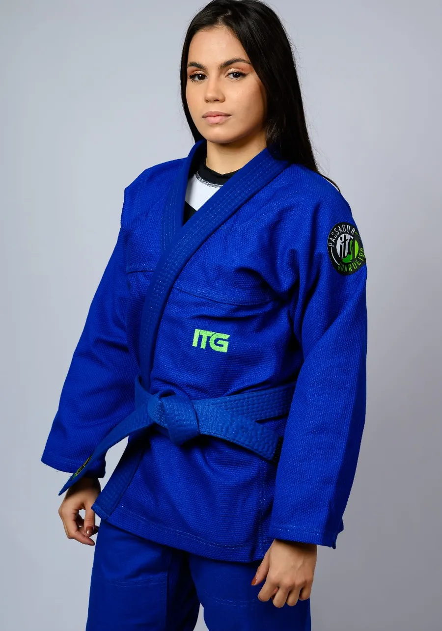 Kimono Feminino In The Guard Green - Azul