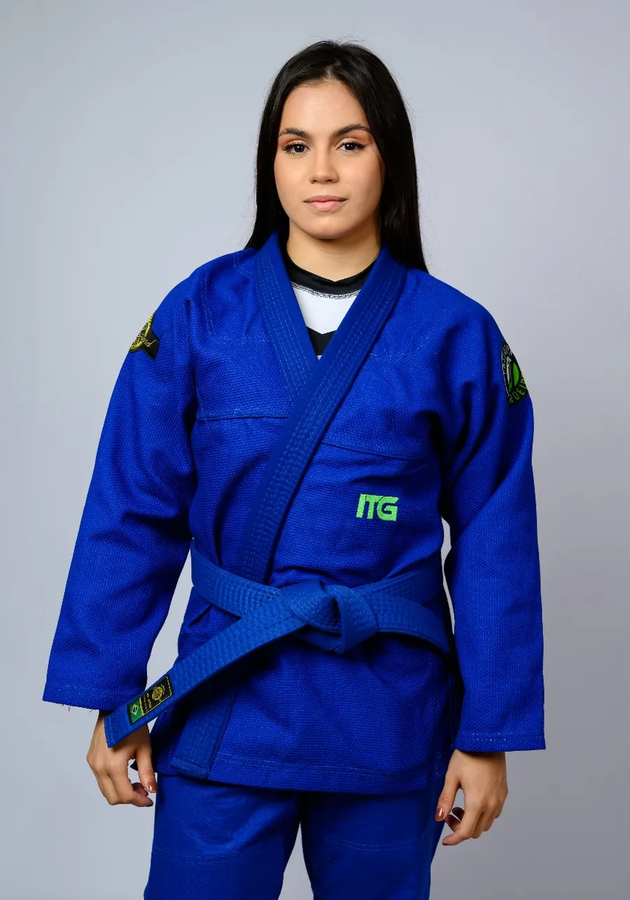 Kimono Feminino In The Guard Green - Azul