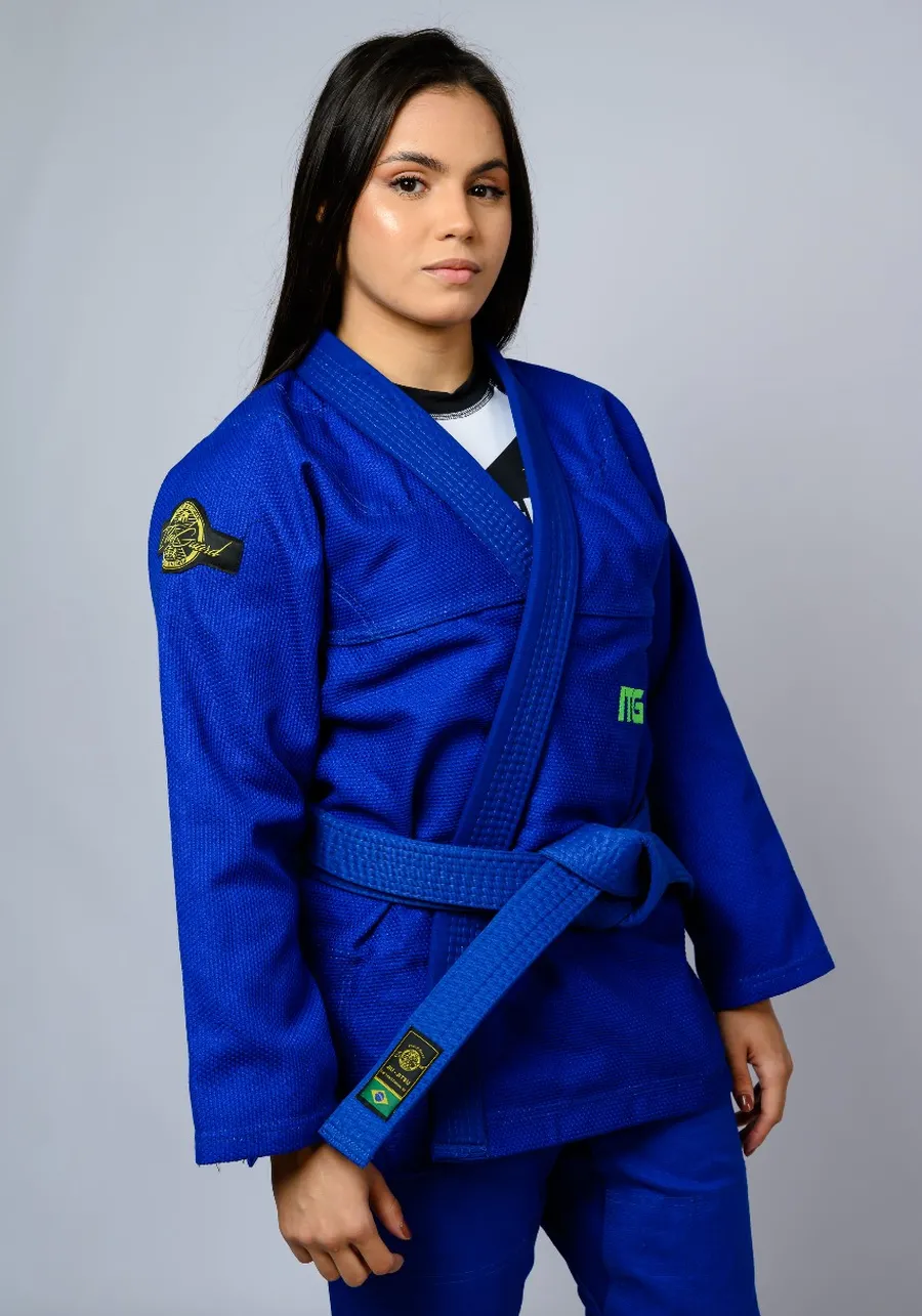 Kimono Feminino In The Guard Green - Azul