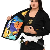 Kimono Feminino In The Guard Pró Colors Preto - imagem 3