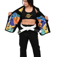 Kimono Feminino In The Guard Pró Colors Preto - imagem 7