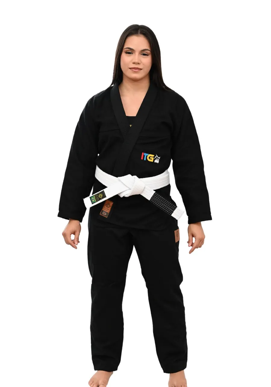 Kimono Feminino In The Guard Pró Colors Preto