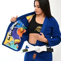 Kimono Feminino In The Guard Pró Colors Azul - imagem 3