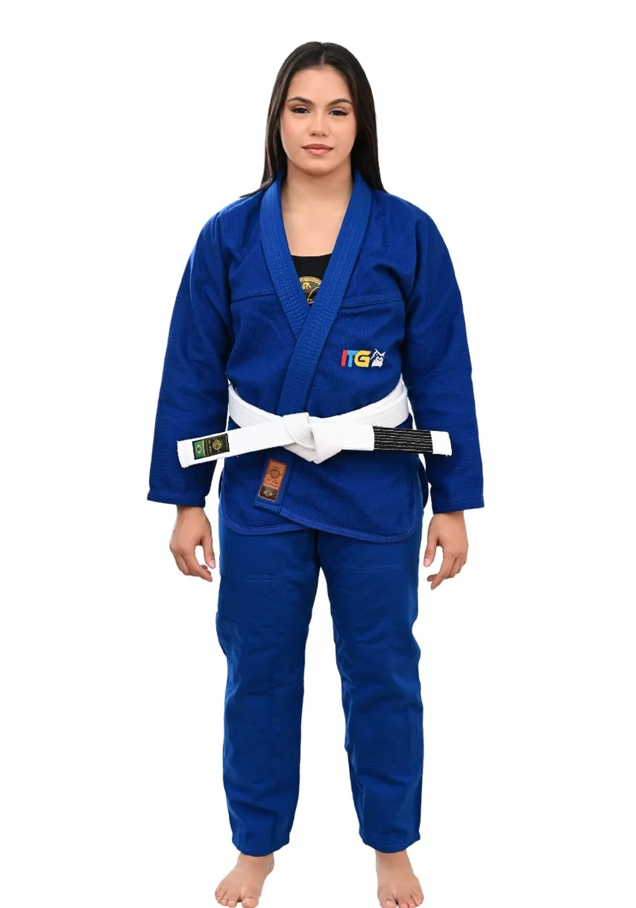 Kimono Feminino In The Guard Pró Colors Azul