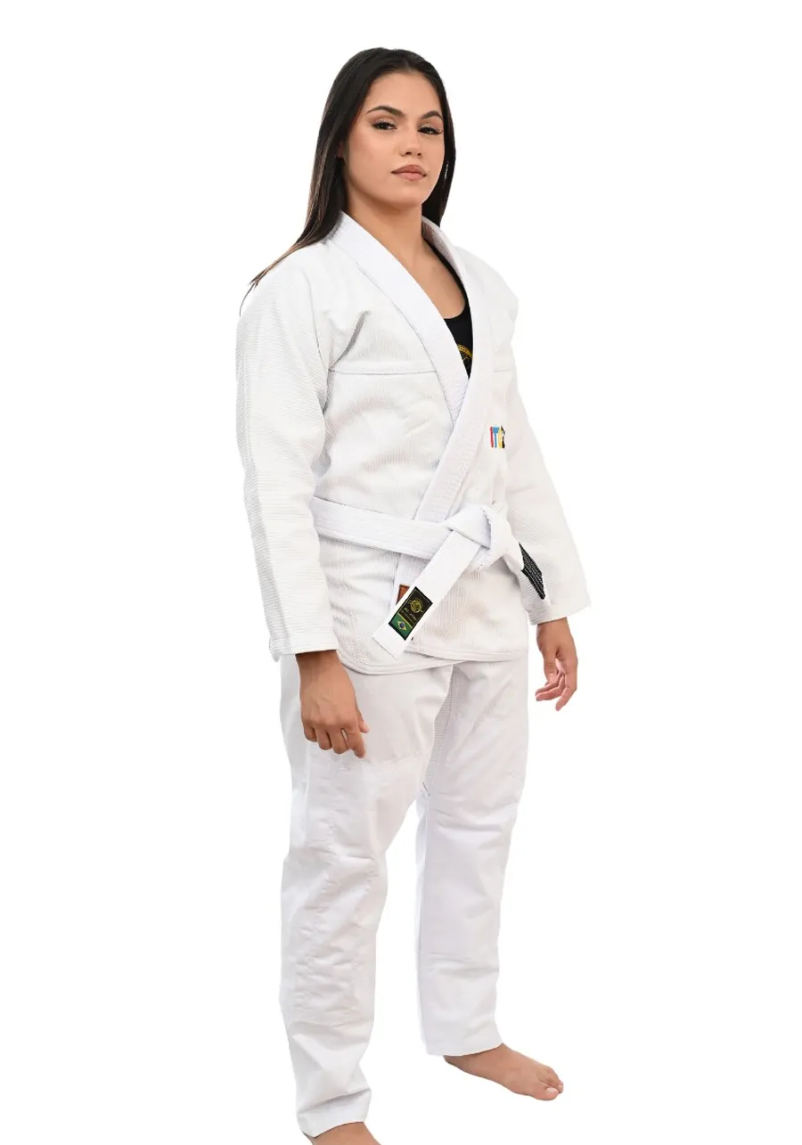 Kimono Feminino In The Guard Pró Colors Branco 