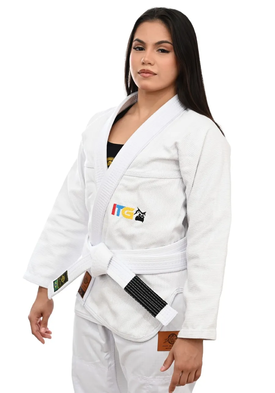 Kimono Feminino In The Guard Pró Colors Branco 