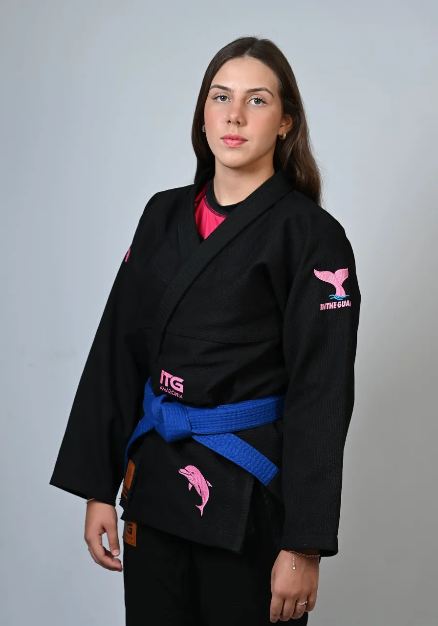 Kimono In The Guard Feminino Amazônia BOTO ROSA Preto