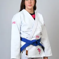 Kimono In The Guard Feminino Amazônia BOTO ROSA - Branco - imagem 5