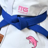 Kimono In The Guard Feminino Amazônia BOTO ROSA - Branco - imagem 7