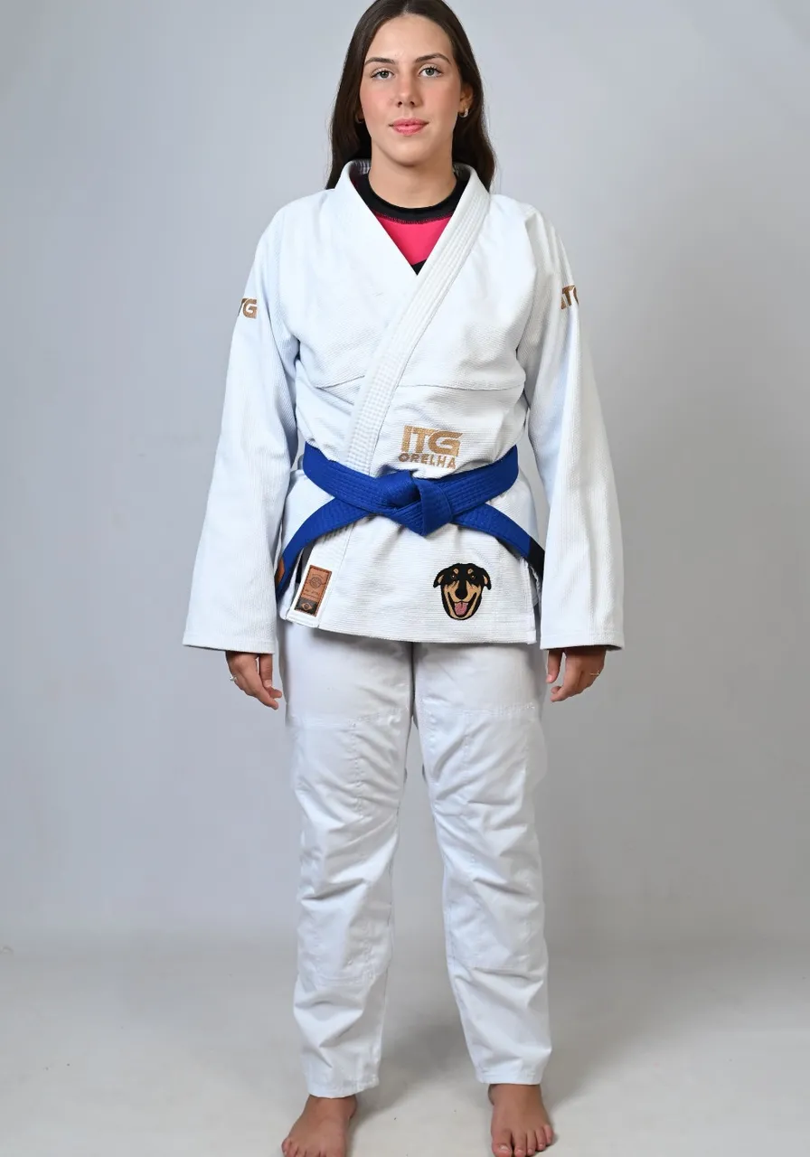 Kimono In The Guard Feminino ORELHA Branco 
