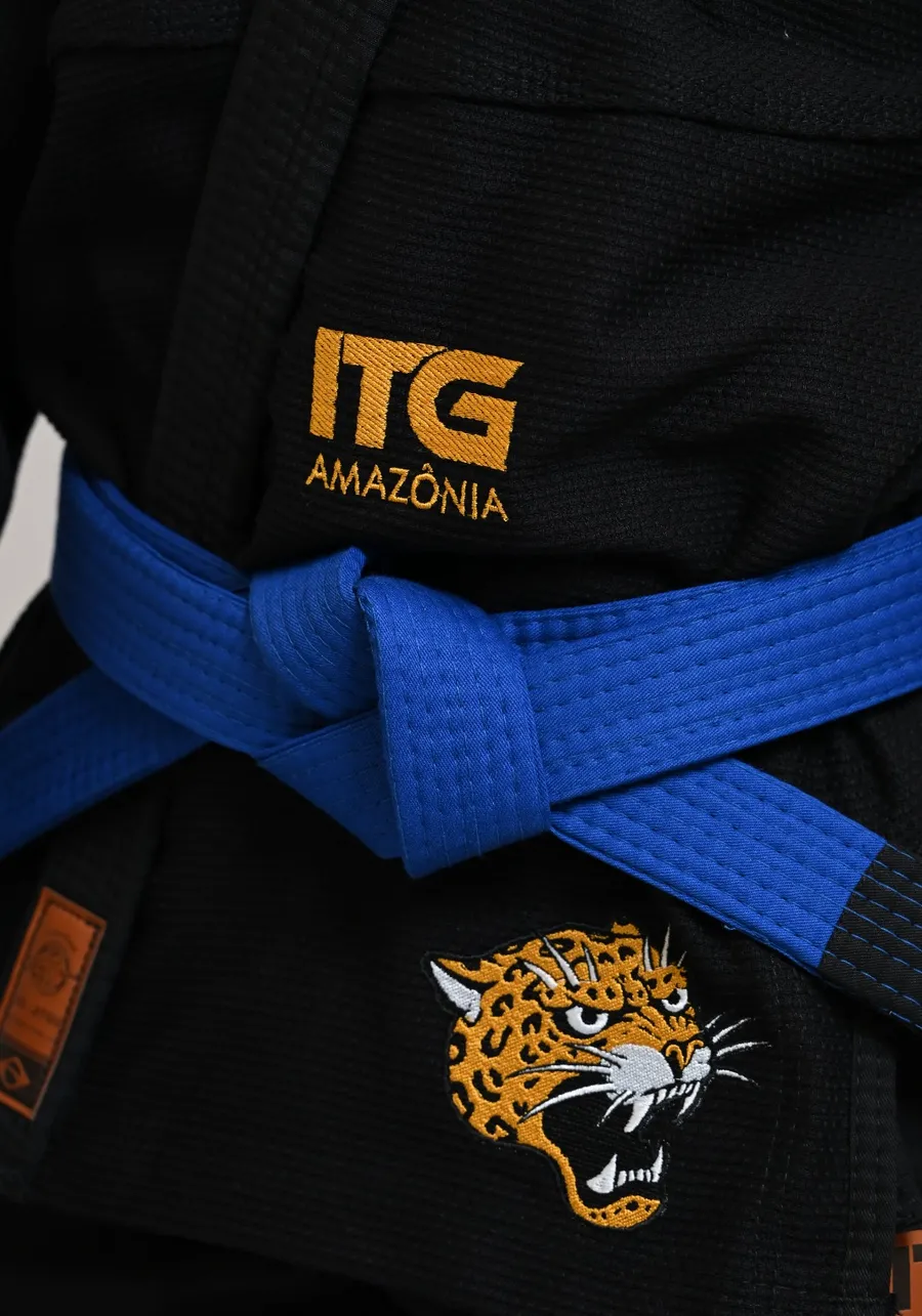Kimono Feminino In The Guard Amazonia Jaguar Preto