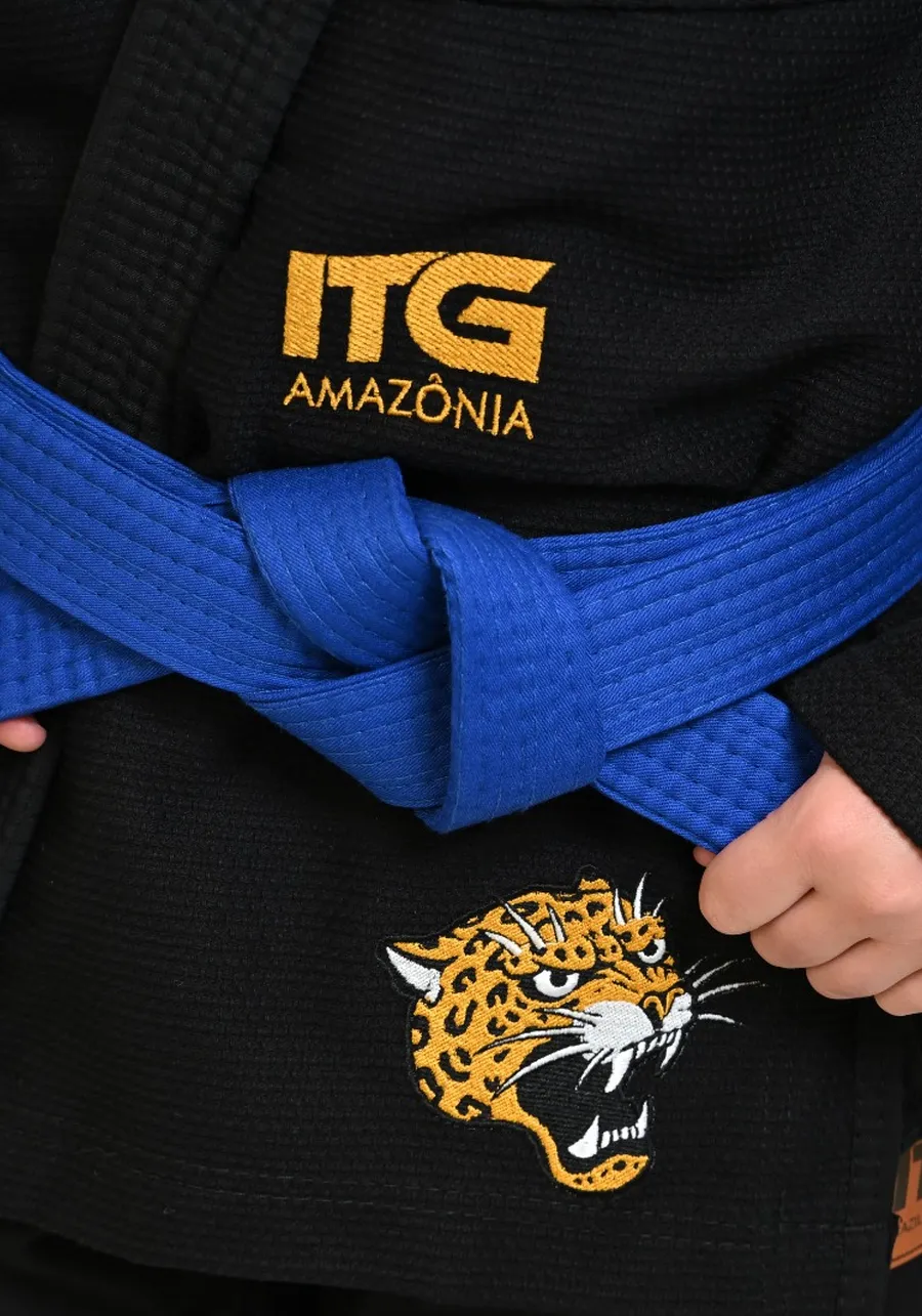 Kimono Feminino In The Guard Amazonia Jaguar Preto