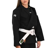 Kimono Feminino In The Guard Xadrez Pro Preto - imagem 9