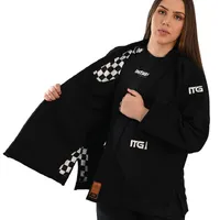 Kimono Feminino In The Guard Xadrez Pro Preto - imagem 2