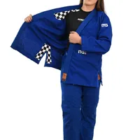 Kimono Feminino In The Guard Xadrez Pro Azul - imagem 8