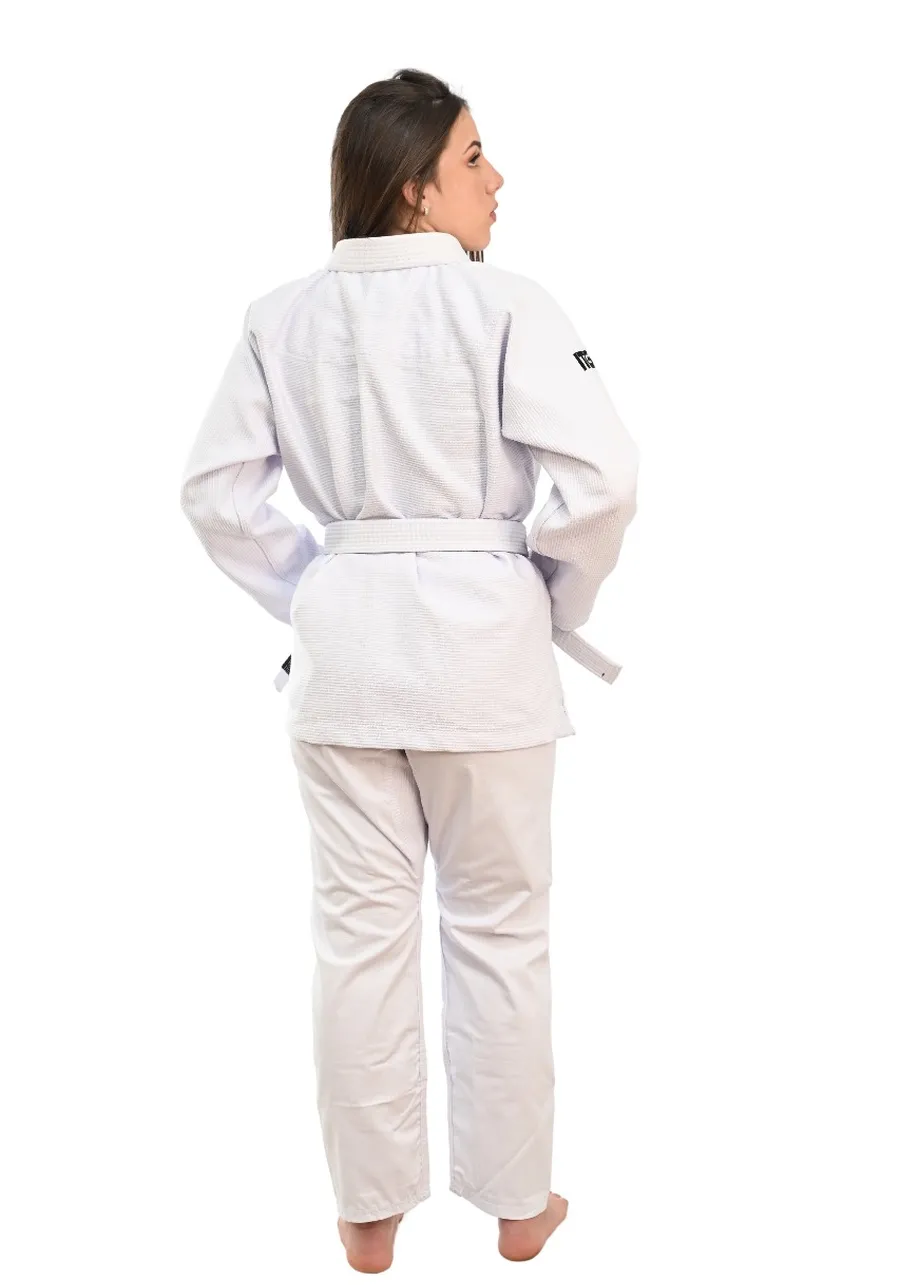 Kimono Feminino In The Guard Xadrez Pro Branco