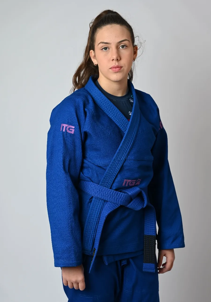 Kimono Feminino In The Guard Purple Azul
