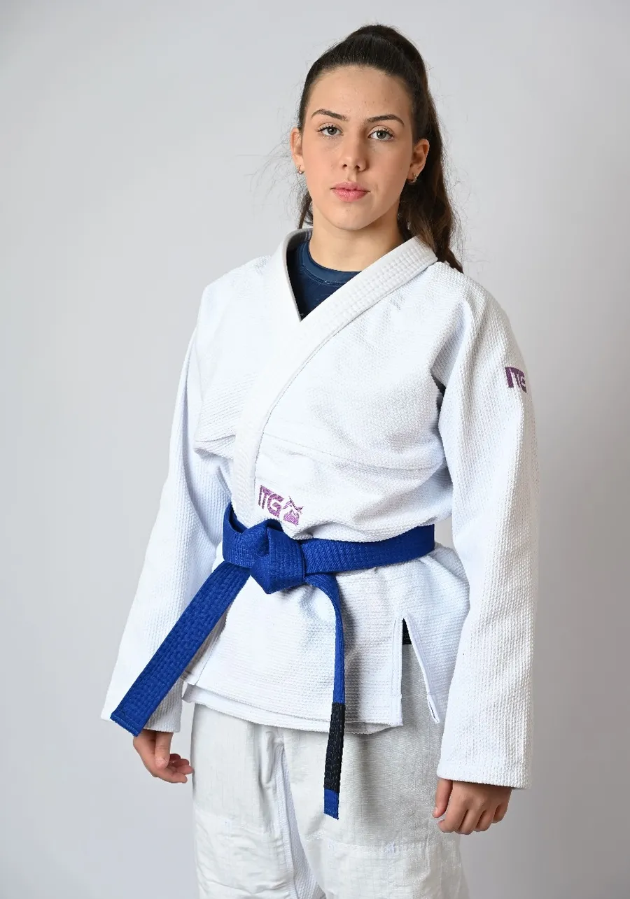 Kimono Feminino In The Guard Purple Branco