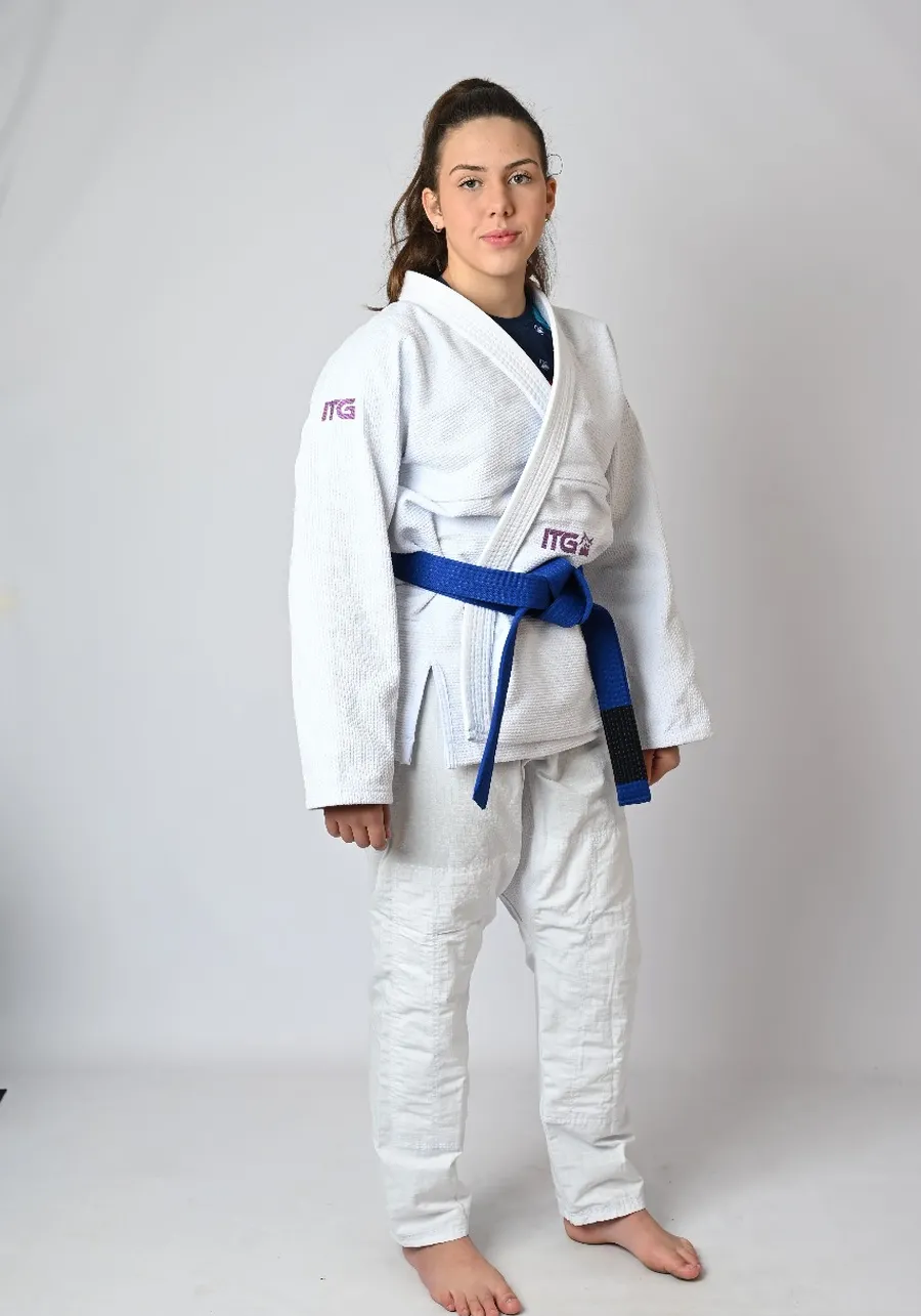 Kimono Feminino In The Guard Purple Branco