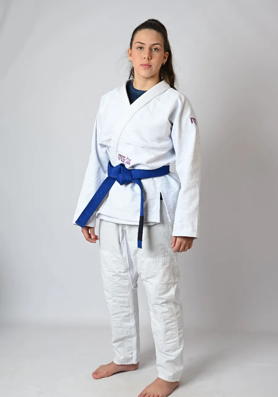 Kimono Feminino In The Guard Purple Branco
