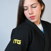 Kimono Feminino In The Guard Jiu-Jitsu New 2025 PRETO - imagem 6