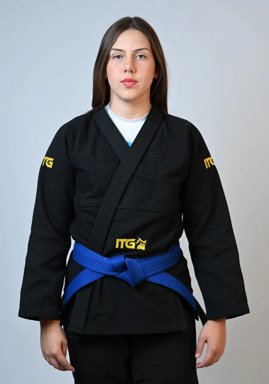 Kimono Feminino In The Guard Jiu-Jitsu New 2025 PRETO