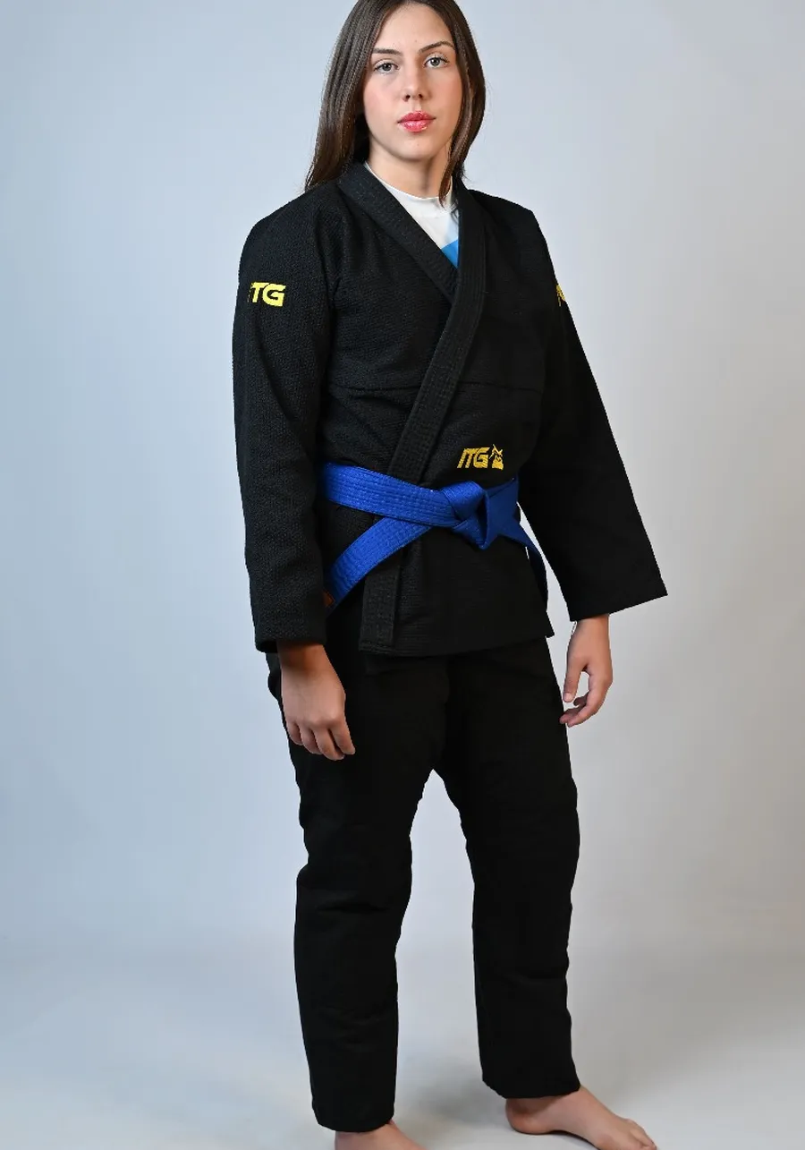 Kimono Feminino In The Guard Jiu-Jitsu New 2025 PRETO