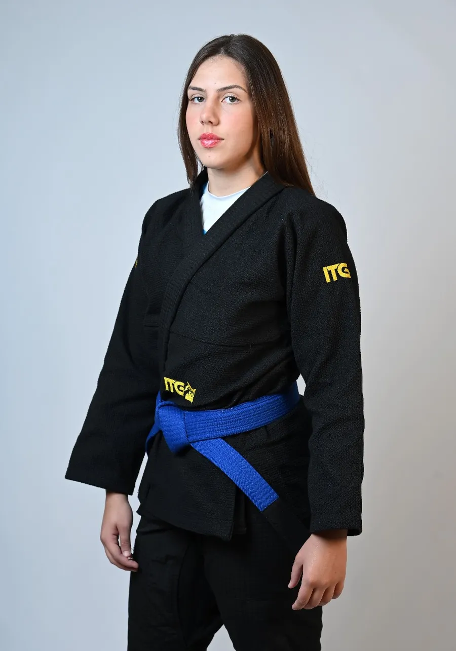 Kimono Feminino In The Guard Jiu-Jitsu New 2025 PRETO