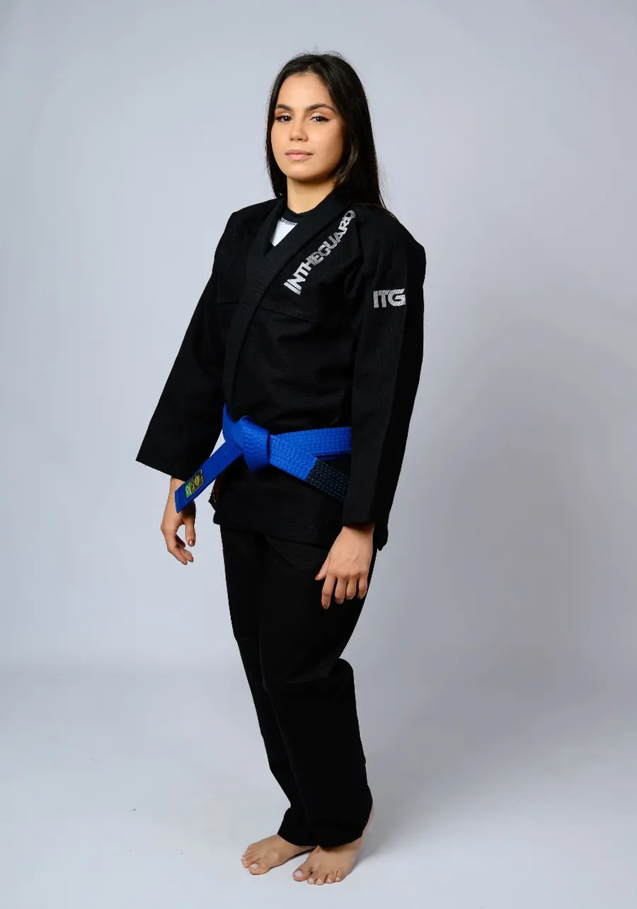 Kimono Feminino In The Guard Pró Preto